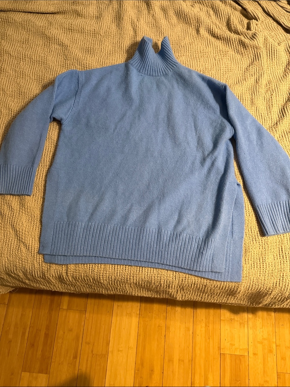 H&M Light Blue Women's Turtleneck Sweater